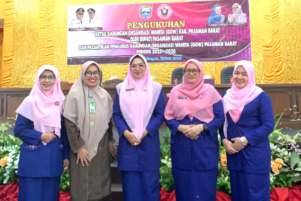 Pengukuhan Ketua Gabungan Organisasi Wanita (GOW) Kab. Pasaman Barat